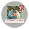Light Grey Suede Mat Board for 32x32 Frames - Fits 27x30 Photos